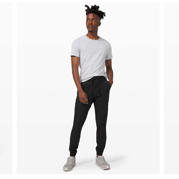 Lululemon Men's Small ABC Jogger 30" Black M5A85S Workout Athletic Sporty - Picture 2 of 16